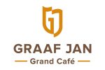 Logo ontwerp Grand-Café Graaf Jan Sassenheim in oranje en bruin